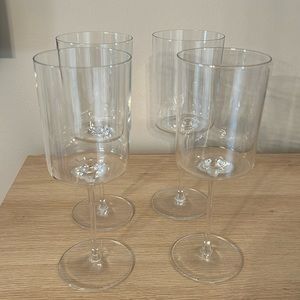 Crate and barrel red wine glasses